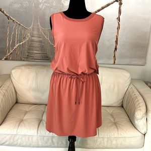 Athleta Rincon Dress • Lovely Light Coral color • never worn, but tags removed.